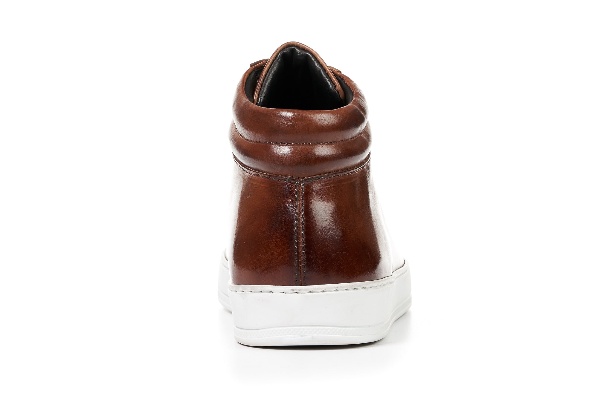 The Carter Mid-Top Sneaker - Brown - White Sole