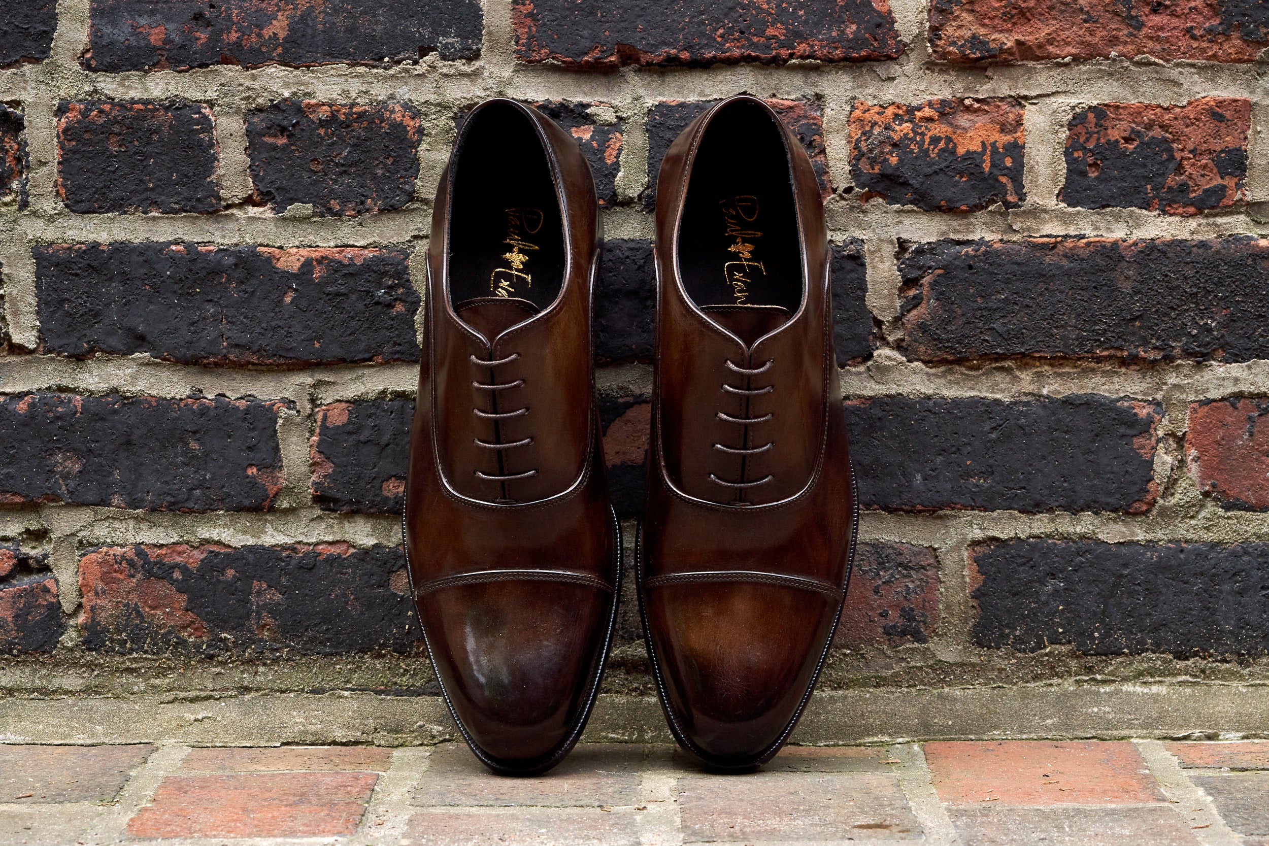 The Cagney II Stitched Cap-Toe Oxford - Chocolate