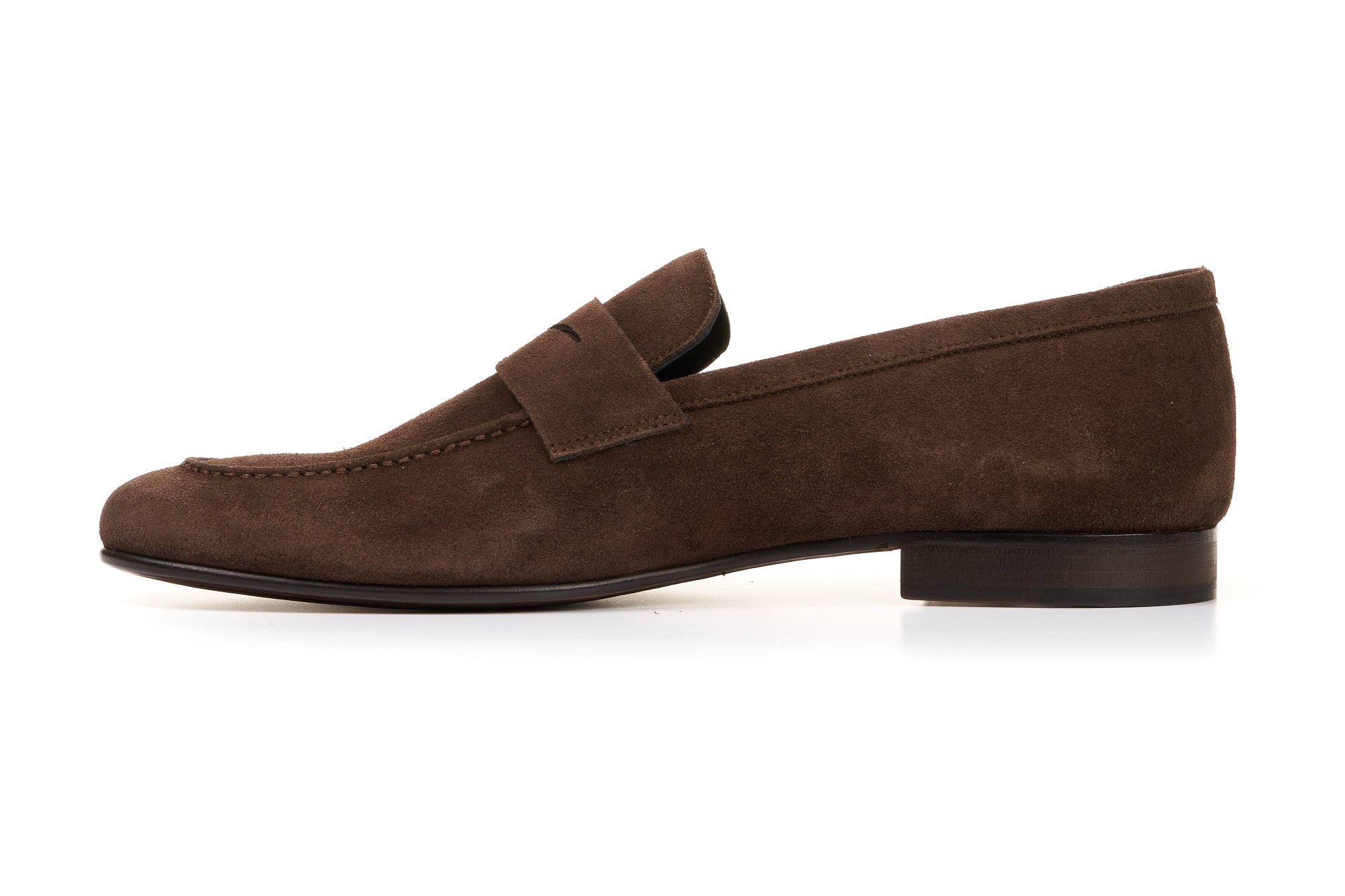 The Edward Penny Loafer - Dark Brown Suede