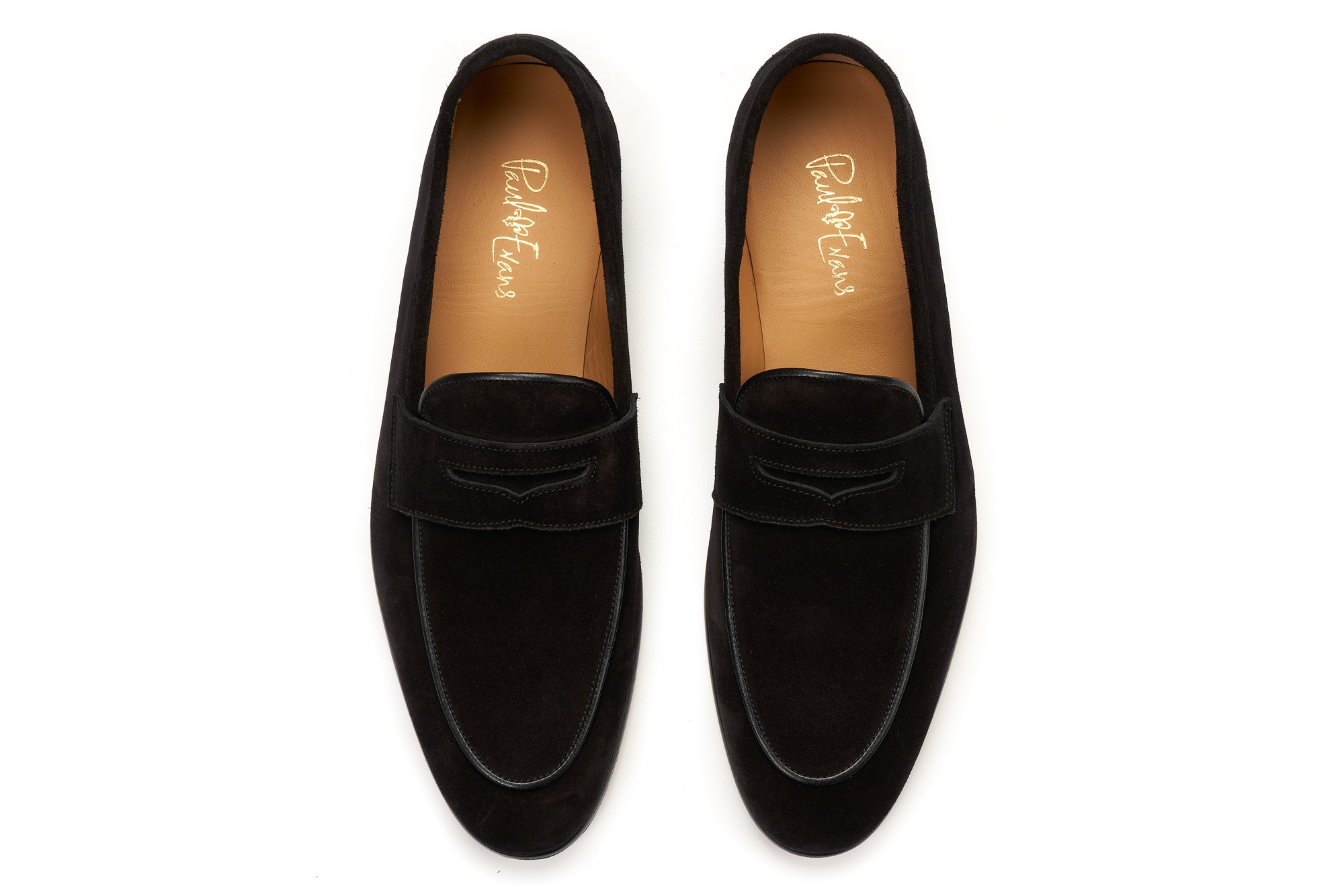 The Louis Penny Loafer - Nero Suede